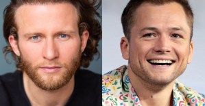 <em>Cock</em> understudy Joel Harper-Jackson steps in after Taron Egerton faints during first preview