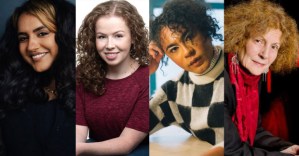 Line-up for <em>Burn It Down</em> at Theatre Royal Stratford East released