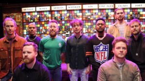 Watch a special St Patrick's Day performance from <em>The Choir of Man</em>