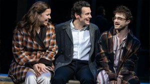 ”Merrily We Roll Along” review – Jonathan Groff, Daniel Radcliffe and Lindsay Mendez in a reversing revelation