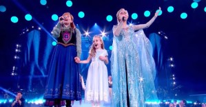 West End ”Frozen” cast surprises young Ukrainian “Let It Go” singer during New Year’s Eve Big Bash