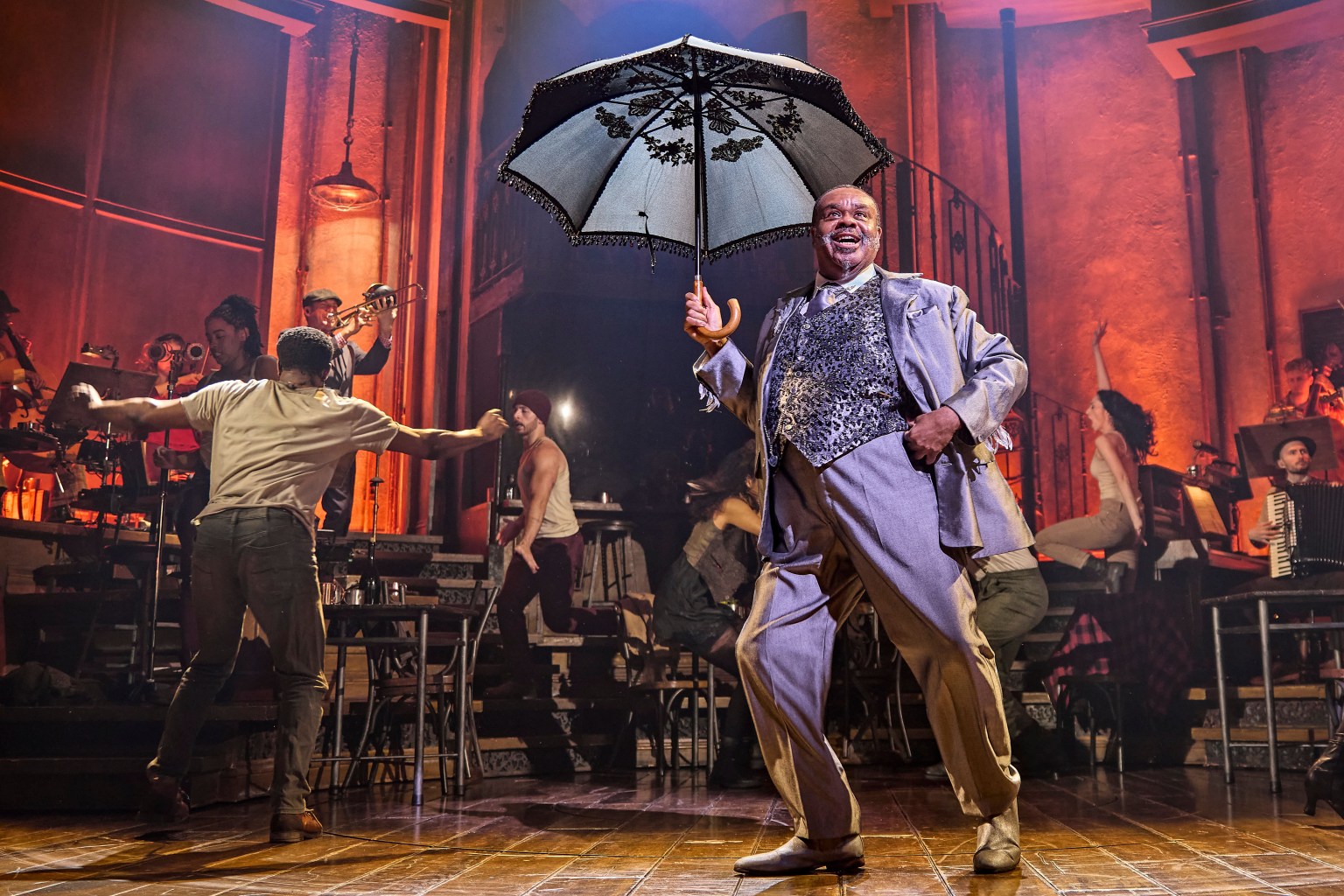 Clive Rowe in Hadestown. © Brinkhoff Moegenburg (0654)