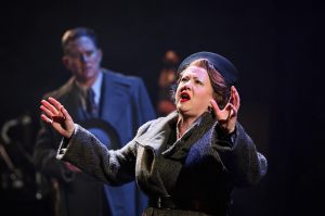 Shona White sings out to the audience as Mama Rose on stage in Gypsy