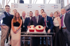 Arlene Phillips and Pixie Lott celebrate Cole Kitchenn birthday