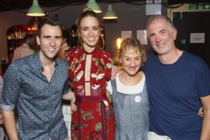 Mark Gatiss and Kate Fleetwood attend <em>Unfaithful</em> opening night