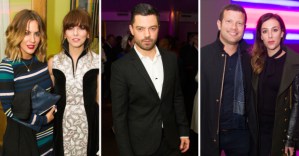 Photos: Dermot O'Leary and Caroline Flack celebrate with the cast of <em>The Libertine</em>