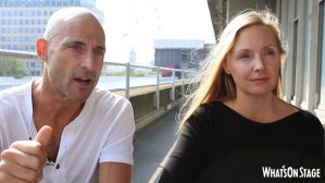 Mark Strong and Hope Davis on <em>The Red Barn</em>
