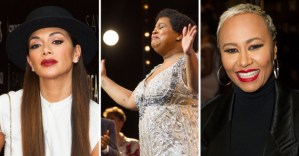Photos: Amber Riley, Nicole Scherzinger and Emeli Sandé at the <em>Dreamgirls</em> opening night