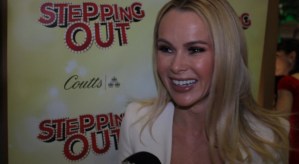 We chat to Amanda Holden and cast of <em>Stepping Out</em> on opening night