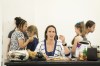 Miranda Hart and cast in rehearsals for <em>Annie</em>