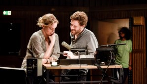 First look: Nina Hoss in rehearsals for Thomas Ostermeier's <em>Returning to Reims</em>