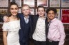 The cast of <em>The Secret Diary of Adrian Mole</em> celebrate opening performance