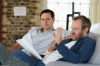 First look at James Dreyfus and Samantha Bond rehearsing for <em>The Lie</em>