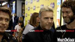 Watch: Take That and Lulu perform live on stage at opening of <em>The Band</em>