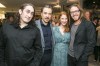 Joan Collins, Tim Minchin and Rosalie Craig at the <em>Young Frankenstein</em> opening night