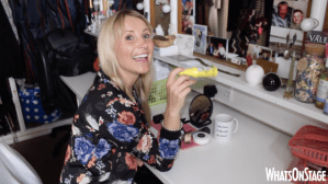 Backstage at <em>Les Miserables</em> with Carley Stenson