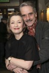 Jeremy Irons, Gemma Arterton and Lesley Manville at the premiere of <em>Long Day's Journey into Night</em>