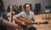 <em>Mood Music</em> at the Old Vic: Ben Chaplin and the cast in rehearsals