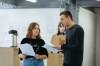 Tanya Burr and the cast of  Judy Upton's <em>Confidence</em> in rehearsals
