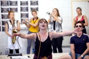 <em>Sweet Charity</em> starring Gemma Sutton in rehearsals  at the Watermill