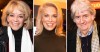 Sue Holderness, Tom Conti and Hannah Waddingham at <em>Showstopper!</em> gala night