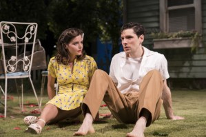 Sally Field, Bill Pullman, Jenna Coleman and Colin Morgan in <em>All My Sons</em> at the Old Vic: first look