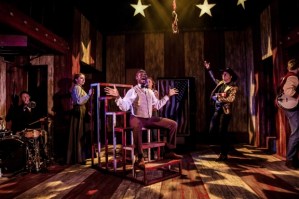 <em>Assassins</em> at the Watermill and Nottingham Playhouse: first look photos