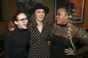 <em>Waitress</em> in the West End: Sara Bareilles, Gavin Creel and Evelyn Hoskins celebrate joining the show