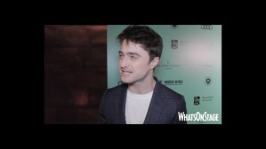Watch Daniel Radcliffe and Alan Cumming celebrate opening in <em>Endgame</em> at the Old Vic