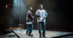 Paapa Essiedu in <em>Pass Over</em> at Kiln Theatre: first look photos