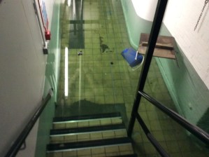 Jermyn Street Theatre in central London has been flooded