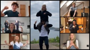 Watch the West End <em>Mamma Mia!</em> cast sing "Mamma Mia" from lockdown
