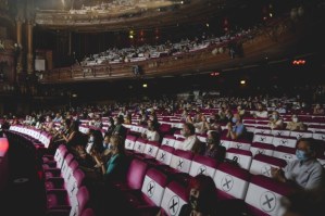 What is it like watching a socially distanced West End performance?