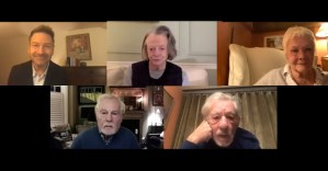 For One Knight Only: Judi Dench, Maggie Smith, Derek Jacobi and Ian McKellen prove a delight