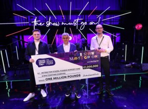 <em>Show Must Go On!</em> campaign raises over £1million