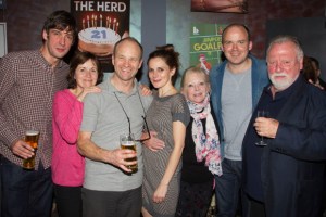 1st Night Photos: Rory Kinnear celebrates debut play <em>The Herd</em>