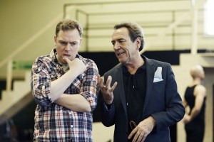 Robert Lindsay and Rufus Hound discuss Gene Kelly and con men at <em>Dirty Rotten Scoundrels</em> launch