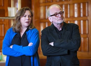 Rehearsal pics: Kathleen Turner and Ian McDiarmid in rehearsals for <em>Bakersfield Mist</em>