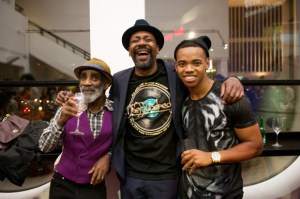 Lenny Henry and cast celebrate <em>Rudy's Rare Records</em> first night