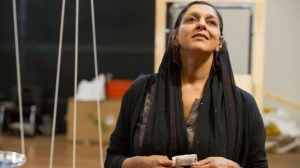 Meera Syal and cast rehearse NT's <em>Behind the Beautiful Forevers</em>