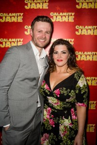 <em>EastEnders</em> stars join Tom Lister and Jodie Prenger for <em>Calamity Jane</em> press night