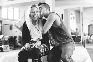 First look at Aaron Sidwell and Amelia Lily in rehearsals for <em>American Idiot</em>