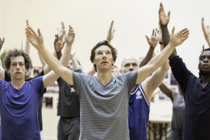 Rehearsal pics: Benedict Cumberbatch prepares for <em>Hamlet</em>