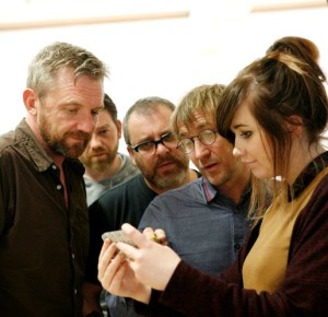 Colin Tierney and cast rehearse <em>The Odyssey</em>