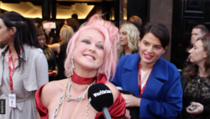 On the red carpet at <em>Kinky Boots</em> opening night