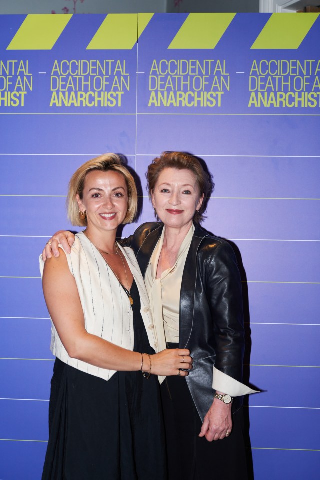 Lisa McGrillis and Lesley Manville Lisa McGrillis and Lesley Manville