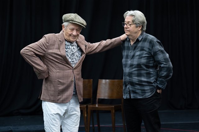 Ian McKellen and Roger Allam
