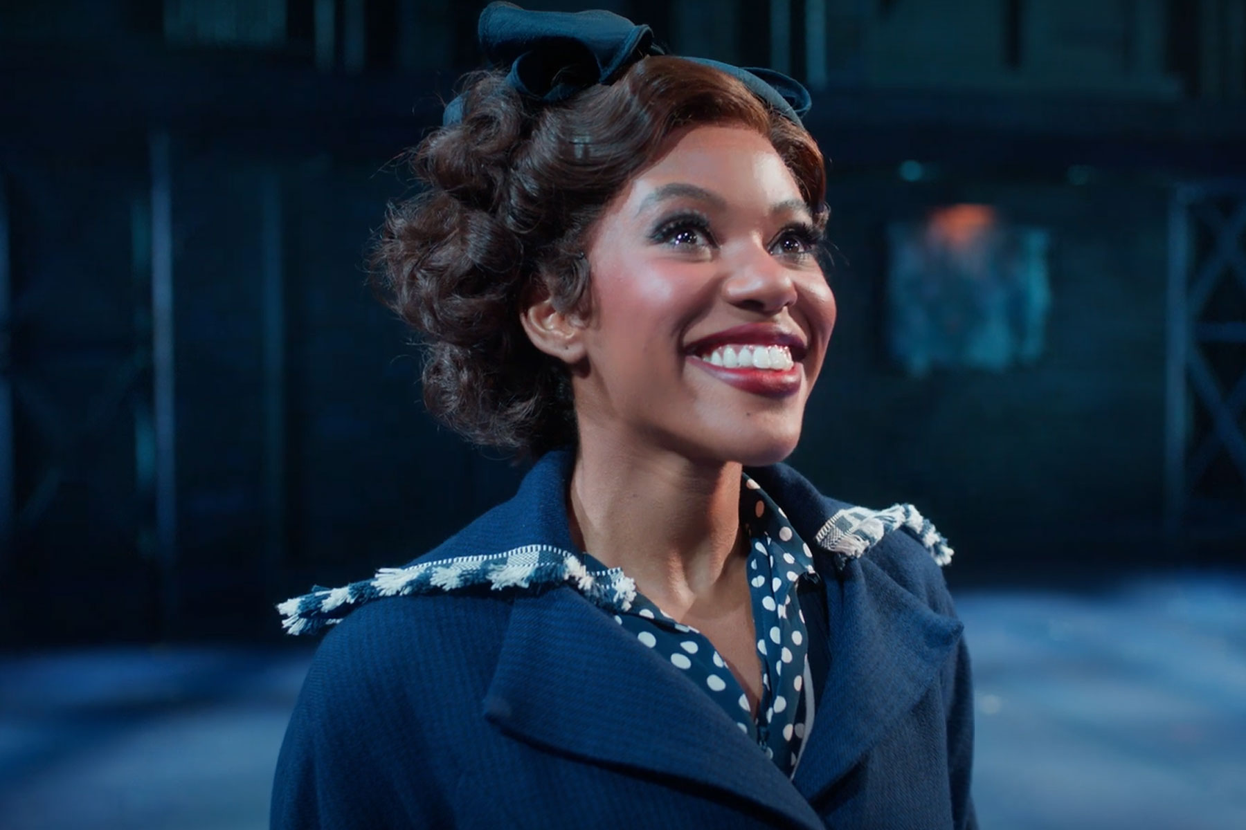 Nicole-Lily Baisden as Peggy Sawyer in the UK tour of 42nd Street