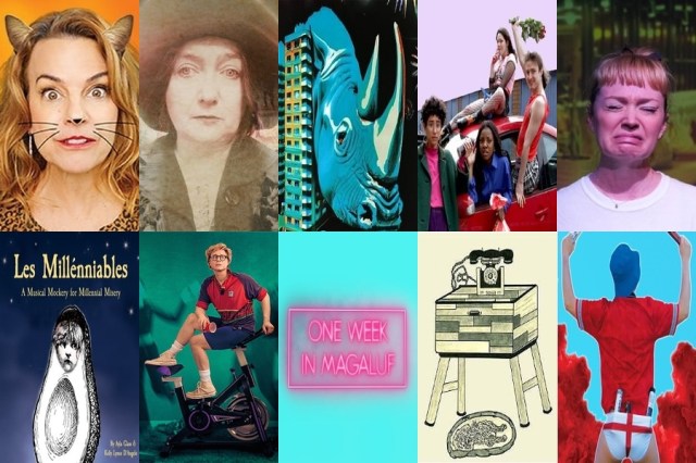 Collage of Edinburgh Fringe theatre posters 