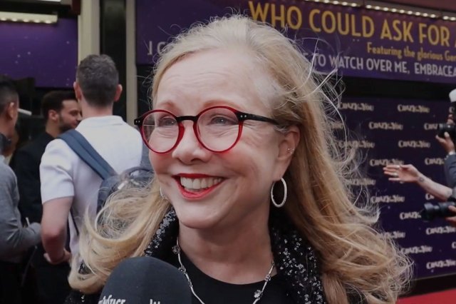 Susan Stroman at the opening night of Crazy for You